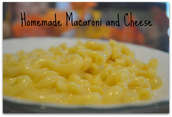 homemade macaroni and cheese